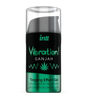 INTT POTENTE ESTIMULANTE INTIMO GEL VIBRADOR LIQUIDO CANNABIS 15ML