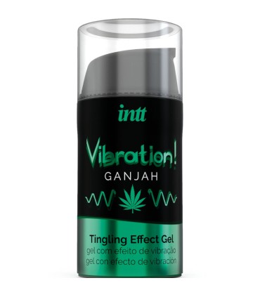 INTT POTENTE ESTIMULANTE INTIMO GEL VIBRADOR LIQUIDO CANNABIS 15ML