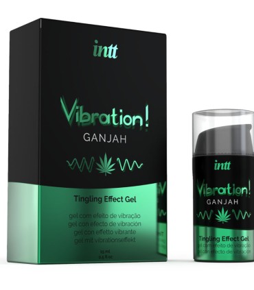 INTT POTENTE ESTIMULANTE INTIMO GEL VIBRADOR LIQUIDO CANNABIS 15ML