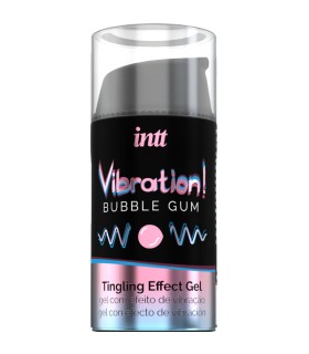 INTT POTENTE ESTIMULANTE INTIMO GEL VIBRADOR LIQUIDO CHICLE 15ML