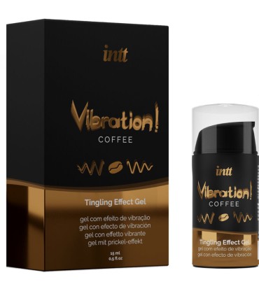 INTT POTENTE ESTIMULANTE INTIMO GEL VIBRADOR LIQUIDO CAFE 15ML