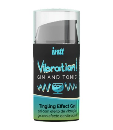 INTT POTENTE ESTIMULANTE INTIMO GEL VIBRADOR LIQUIDO GIN TONIC 15ML