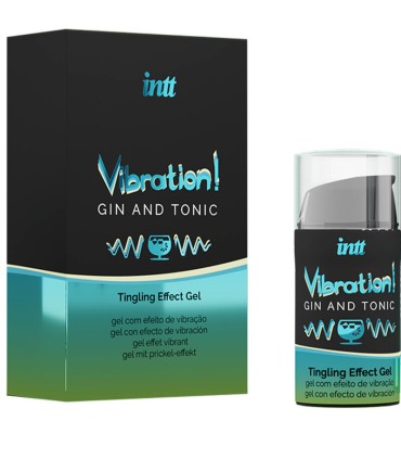 INTT POTENTE ESTIMULANTE INTIMO GEL VIBRADOR LIQUIDO GIN TONIC 15ML