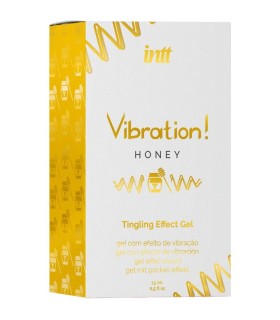 INTT POTENTE ESTIMULANTE INTIMO GEL VIBRADOR LIQUIDO MIEL 15 ML