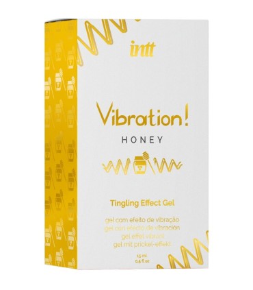 INTT POTENTE ESTIMULANTE INTIMO GEL VIBRADOR LIQUIDO MIEL 15 ML