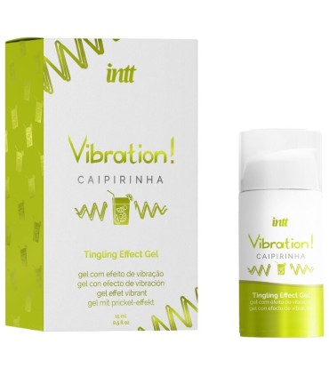 INTT POTENTE ESTIMULANTE INTIMO GEL VIBRADOR LIQUIDO CAIPIRINHA 15 ML