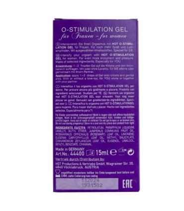 HOT GEL O STIMULATION PARA MUJER 15 ML