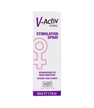 HOT V ACTIV SPRAY ESTIMULANTE PARA MUJER 50 ML