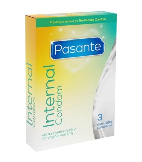 PASANTE INTERNAL PRESERVATIVO SIN LATEX 3 UNIDADES