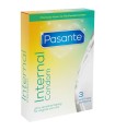PASANTE - INTERNAL PRESERVATIVO SIN LATEX 3 UNIDADES