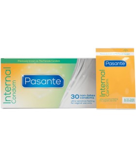 PASANTE INTERNAL PRESERVATIVOS FEMENINOS CAJA 30 UNIDADES