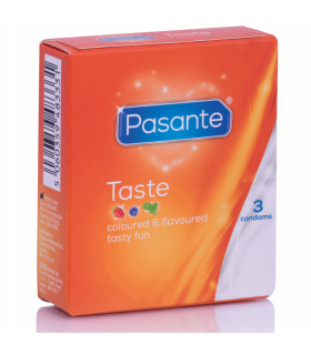 PASANTE PRESERVATIVOS SABORES 3 UNIDADES