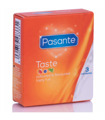 PASANTE PRESERVATIVOS SABORES 3 UNIDADES