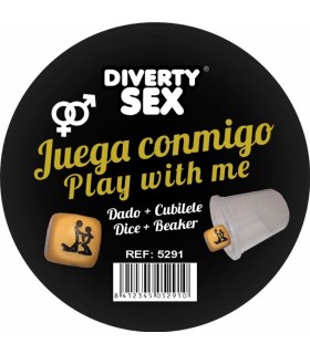 DIABLO PICANTE DADO DURO DORADO POSTURAS HETERO CON CUBILETE