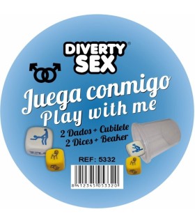 DIABLO PICANTE DADOS LUGAR POSTURAS CHICOS CON CUBILETE