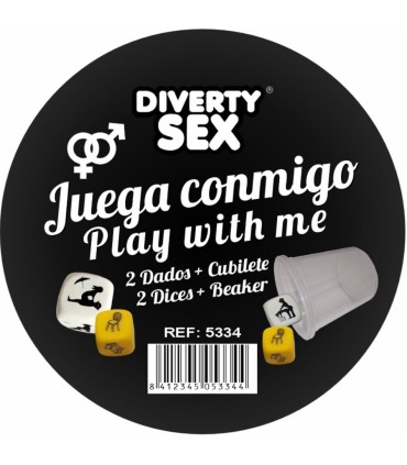 DIABLO PICANTE DADOS LUGAR POSTURAS HETERO CON CUBILETE