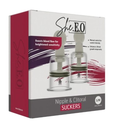 SHEEO SUCTION CUP FOR NIPPLE AND CLITORIS S M
