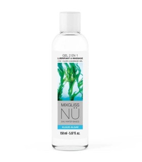 MIXGLISS 2 IN 1 WATER BASED LUBRICANT AND MASSAGE GEL NURU ALGAE 150 ML