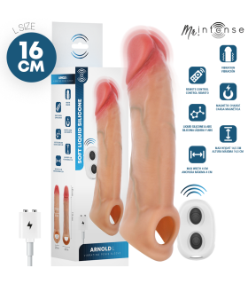 MR INTENSE ARNOLD L ULTRA REALISTIC VIBRATING PENIS SLEEVE REMOTE CONTROL 16 CM O 45 CM
