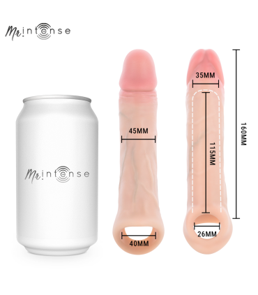 MR INTENSE ARNOLD L ULTRA REALISTIC VIBRATING PENIS SLEEVE REMOTE CONTROL 16 CM O 45 CM