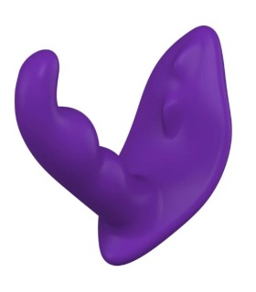 SHEEO ROTATING VIBRATING ANAL STIMULATOR WITH REMOTE CONTROL PURPLE