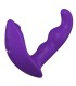 SHEEO ROTATING VIBRATING ANAL STIMULATOR WITH REMOTE CONTROL PURPLE