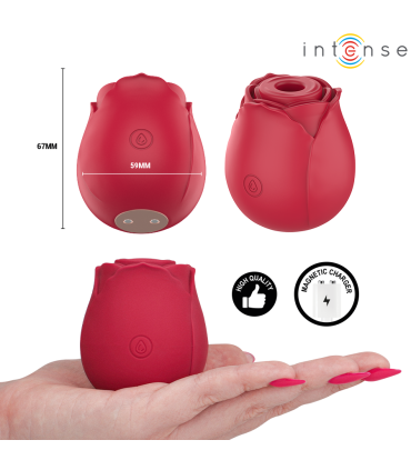 INTENSE CAMELLIA CLITORAL SUCTION ROSE BY WAVES BORDEAUX