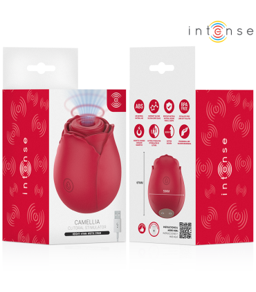 INTENSE CAMELLIA CLITORAL SUCTION ROSE BY WAVES BORDEAUX