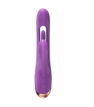 SHEEO RABBIT G SPOT VIBRATOR WITH DIGITAL MOVEMENT PURPLE