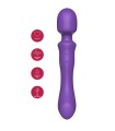 SHE.E.O - DOUBLE-ENDED VIBRATING MASSAGER WAND PURPLE