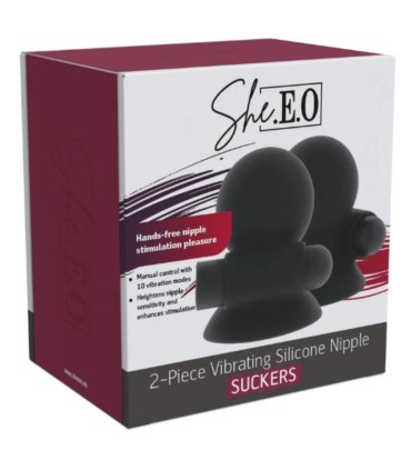 SHEEO RECHARGEABLE VIBRATING NIPPLE SUCTION GEL