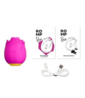 ROMP ROSE 20 CLITORAL SUCTION TOOL PINK SHAPE LIMITED EDITION