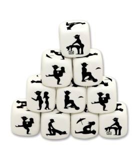 DIABLO PICANTE DADO DE POSTURAS BLANCO