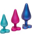 ROMP - LUSTER ANAL TRAINING KIT S/M/L WITH HEART-SHAPED BASE