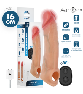 MR INTENSE ARNOLD L ULTRA REALISTIC VIBRATING PENIS SLEEVE REMOTE CONTROL 16 CM O 45 CM
