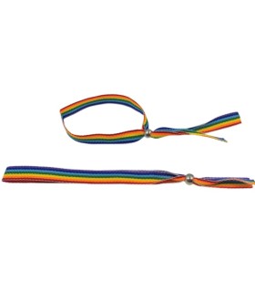 PRIDE PULSERA BOLITA PLATEADA BANDERA LGBT