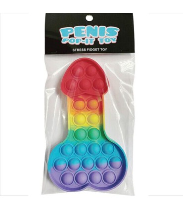 KHEPER GAMES JUGUETE ANTIESTRES PENIS POP IT MULTICOLOR