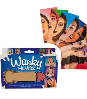 SPENCER FLEETWOOD WANKY HANKIES 7 PANUELOS EXTRA GRANDES MUJERES