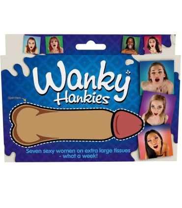 SPENCER FLEETWOOD WANKY HANKIES 7 PANUELOS EXTRA GRANDES MUJERES