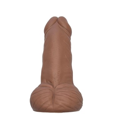 DIABLO PICANTE JUGUETE ANTIESTRES CON FORMA DE PENE COLOR MULATO