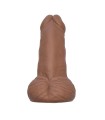 DIABLO PICANTE - JUGUETE ANTIESTRÉS CON FORMA DE PENE COLOR MULATO