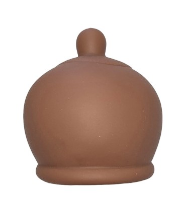 DIABLO PICANTE JUGUETE ANTIESTRES CON FORMA DE PECHO COLOR MULATO