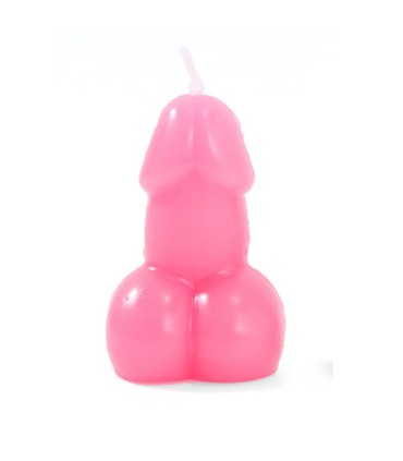 DIABLO PICANTE VELA CON FORMA DE PENE COLOR FUCSIA