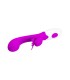 PRETTY LOVE BUTTERFLY KISS 30 FUNCTION RABBIT VIBRATOR PURPLE