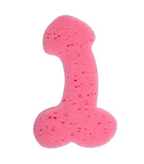DIABLO PICANTE ESPONJA CON FORMA DE PENE ROSA