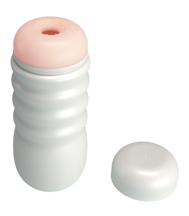 PRETTY LOVE VAGINAL SMOOTHING MASTURBATOR WITH SUCTION CUP AND INTERNAL TEXTURES