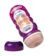PRETTY LOVE VAGINAL SMOOTHING MASTURBATOR WITH SUCTION CUP AND INTERNAL TEXTURES