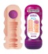 PRETTY LOVE VAGINAL SMOOTHING MASTURBATOR WITH SUCTION CUP AND INTERNAL TEXTURES