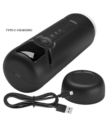 PRETTY LOVE AETOLA MULTIFUNCTION AUTOMATIC MASTURBATOR BLACK