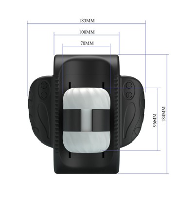 PRETTY LOVE CALISTA UNIVERSAL AUTOMATIC MASTURBATOR BLACK